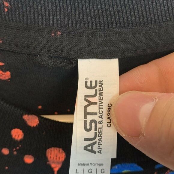 Childs Play Chucky Backstock All Over Print Shirt Sz L AOP Horror Double-Sided - Picture 6 of 7